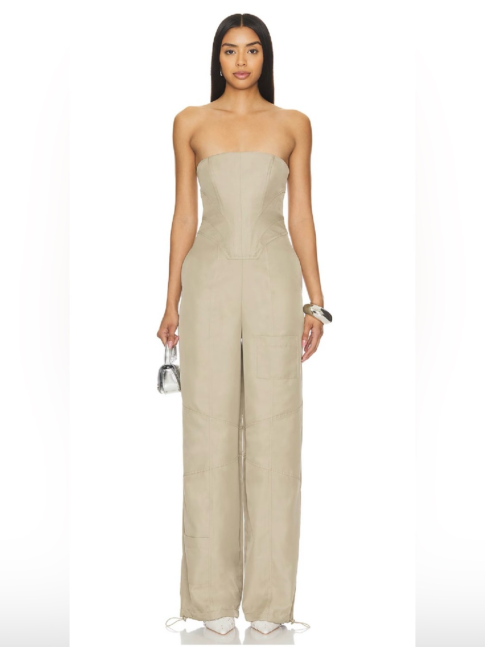 Lovers + Friends Meadows Jumpsuit in Sage Green